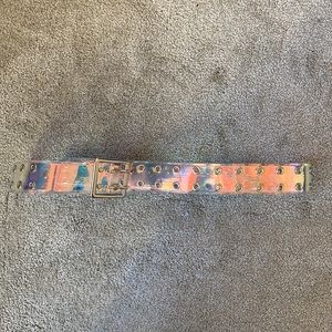 holographic grommet belt